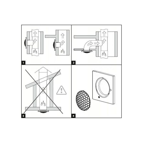 Vents VENTS Silent bathroom fan, 100TH humidity sensor | Vents