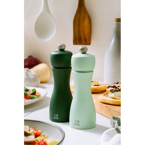 Młynek do przypraw Peugeot Peugeot Tahiti pepper/salt mill set 2 pieces 15 cm green