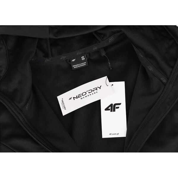 4f Kurtka przejściowa softshell z kapturem damska 4F F215 czarna L