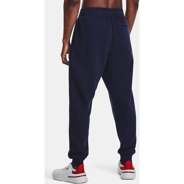 Under Armour Spodnie męskie Under Armour Rival Fleece Joggers granatowe 1379774 410 2XL