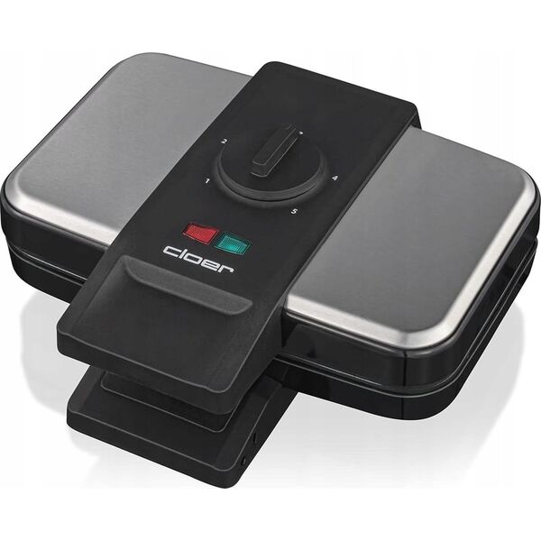 Cloer Cloer Brussels waffle iron 1459 c2 heavy (stainless steel/black, 1,000 watts)