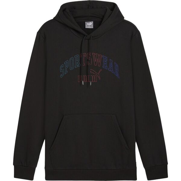 Puma Bluza męska Puma Ess  Logo LAB Gradient Hoodie FL czarna 681775 01 L