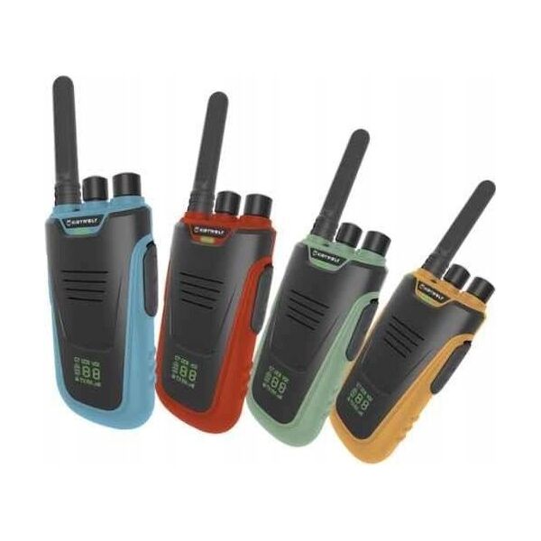 Ekids Kidywolf Walkie-Talkies with Torch blue/red