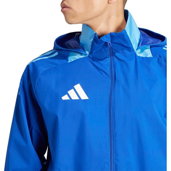 Kurtka męska Adidas Kurtka męska adidas Tiro 24 Competition All-Weather niebieska IR7561 L