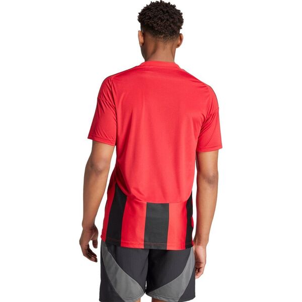 Adidas Koszulka męska adidas Striped 24 Jersey czerwono-czarna IW4556 2XL