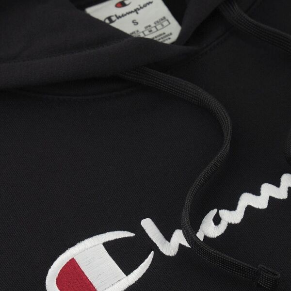 Champion Bluza damska Champion Hooded czarna 117529 KK001 S