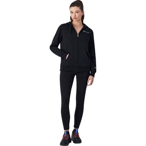 Champion Bluza damska Champion Full Zip Hoodie czarna 117531 KK001 S
