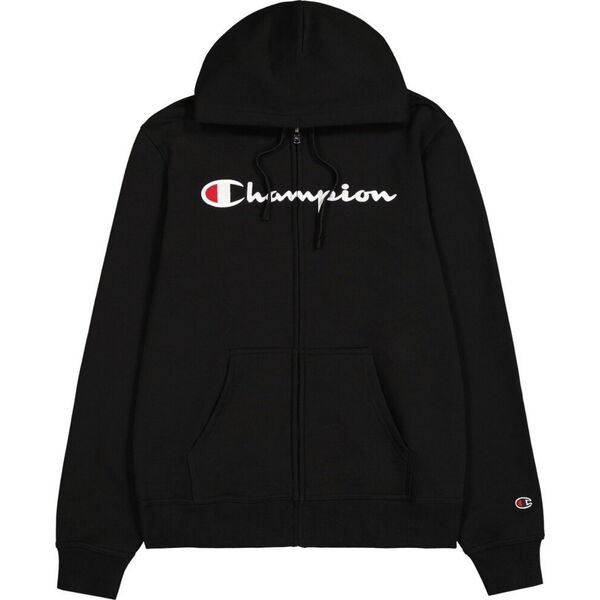 Champion Bluza męska Champion Full Zip Hoodie czarna 220255 KK001 L