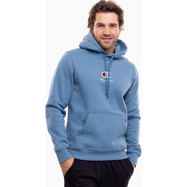 Champion Bluza męska Champion Hooded niebieska 220268 BS099 S