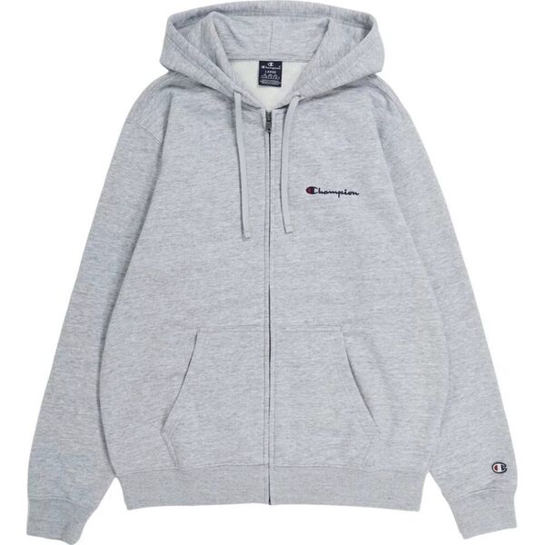 Champion Bluza męska Champion Full Zip Hoodie szara 220260 EM021 XL