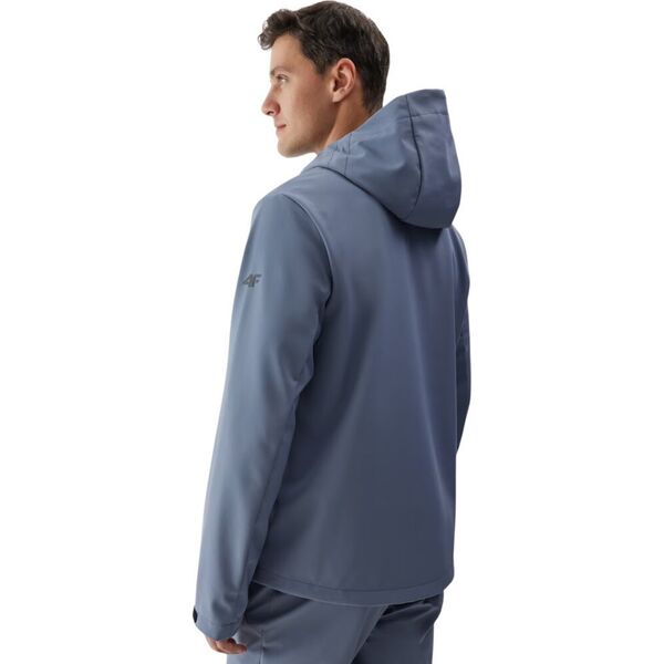 Kurtka męska 4f Kurtka męska softshell 4F M283 denim 4FWAW24TSOFM283 32S 2XL