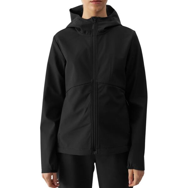 4f Kurtka damska softshell 4F F285 czarna 4FWAW24TSOFF285 20S XL