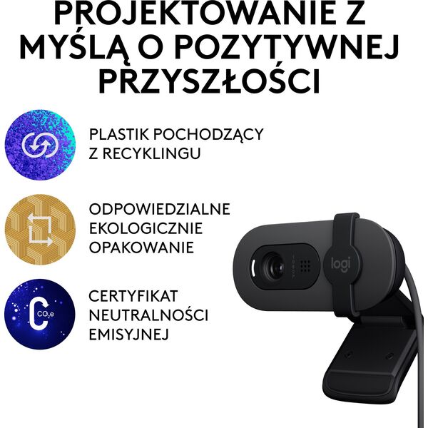 Kamera internetowa Logitech Brio 100 (960-001585)