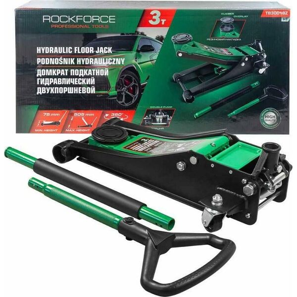 Sourcing ROCKFORCE DŹWIGNIK "ŻABA" 3T NISKI 75-505mm