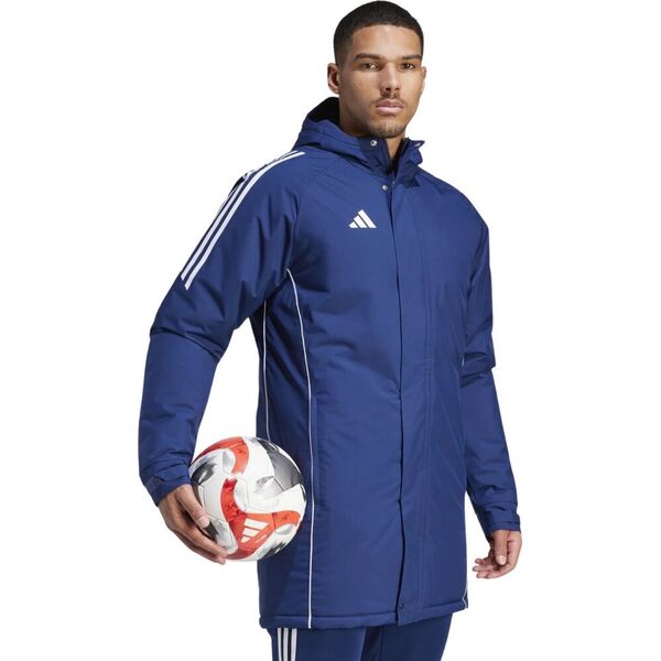 Kurtka męska Adidas Kurtka męska adidas Tiro 24 Stadium Parka niebieska IR9495 M