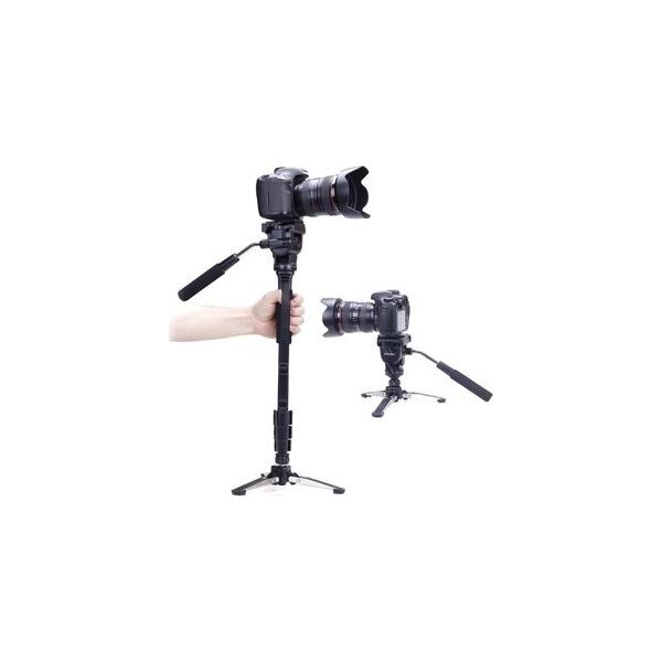 YUNTENG Monopod 2w1 Z Nóżkami I Głowicą Olejową / Video / Gopro Hero 7