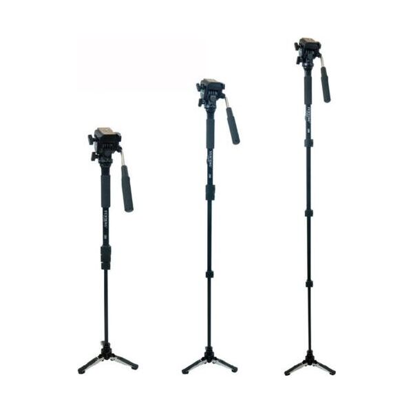 YUNTENG Monopod 2w1 Z Nóżkami I Głowicą Olejową / Video / Gopro Hero 7