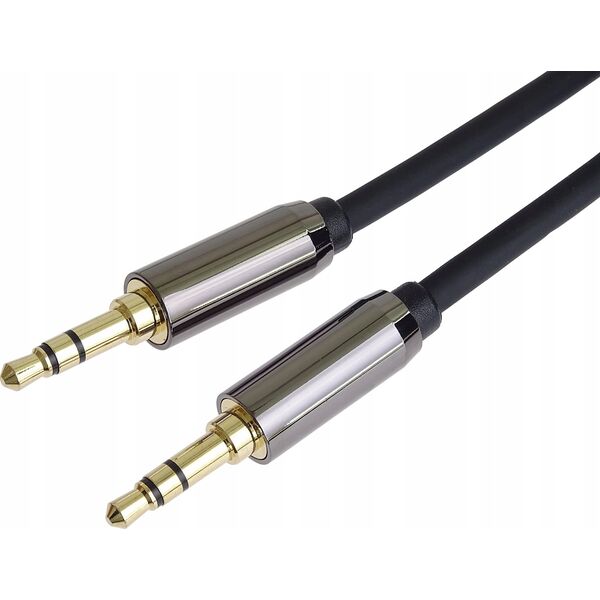 Kabel PremiumCord PREMIUMCORD kabel, Jack 3.5mm - Jack 3.5mm M/M 1,5m