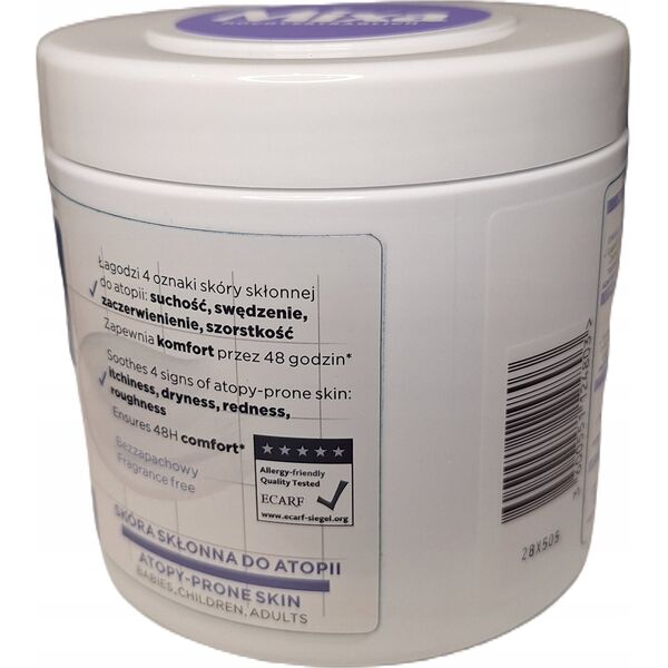 MIXA_Panthenol Comfort łagodzący krem do twarzy i ciała dla skóry atopowej 400ml