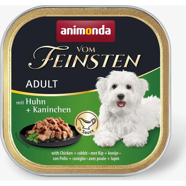 ANIMONDA PIES 150g V.FEIN ADULT KURCZAK   + KRÓLIK W SOSIE  /22