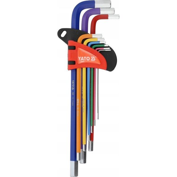 YT. Allen keys 9pcs 1.5-10mm