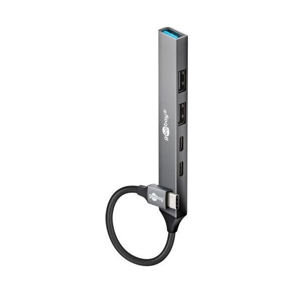 Slim 5-portowy koncentrator USB, USB-C™ na USB-C™/USB-A, USB 3.2