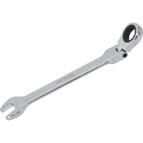AWTOOLS KLUCZ PŁASKO-OCZKOWY Z GRZECHOTKĄ PRZEGUBOWY 14mm
