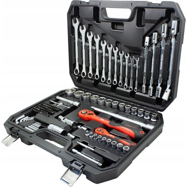 Zestaw narzędzi 89el. 1/4" 1/2" (6-kątny) (4-32mm)
