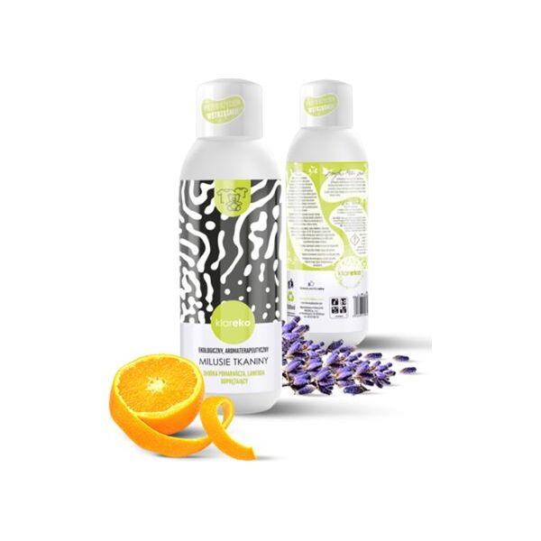 Klareko Milusie tkaniny Pomarańcza z Lawendą 500ml