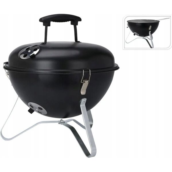 ProGarden Grill kulisty, 37 cm, czarny Lumarko!