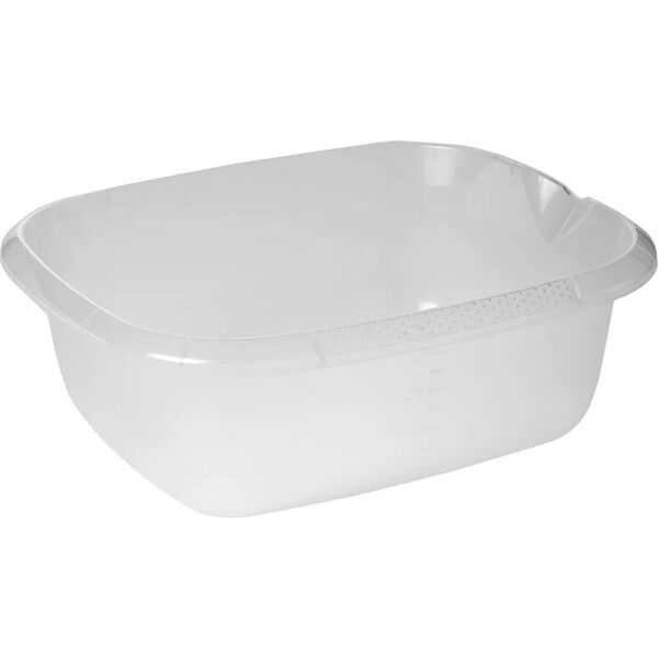 Miska Prostokątna 38x32cm 9l Z Wylewką Transparent (10558) Lumarko!