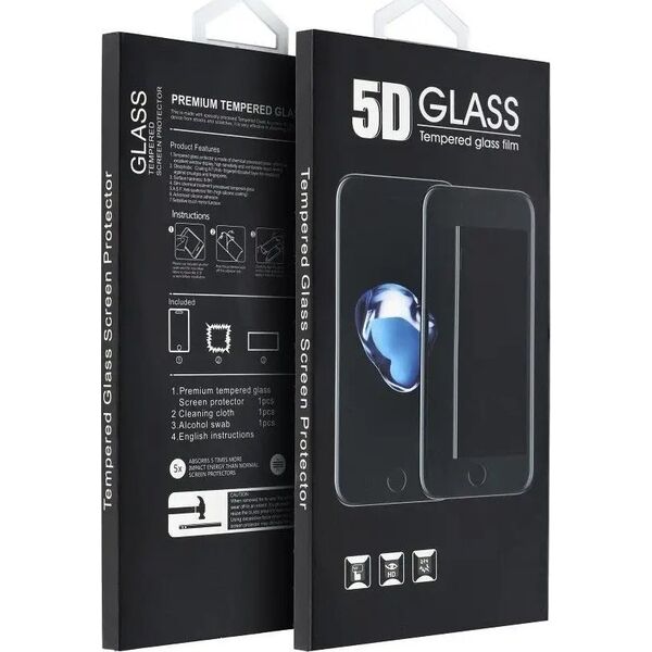 5D Full Glue Tempered Glass - do Iphone 12 Pro Max (Privacy) czarny