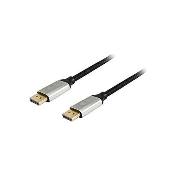 Equip 119263 kabel DisplayPort 3 m Aluminium, Czarny