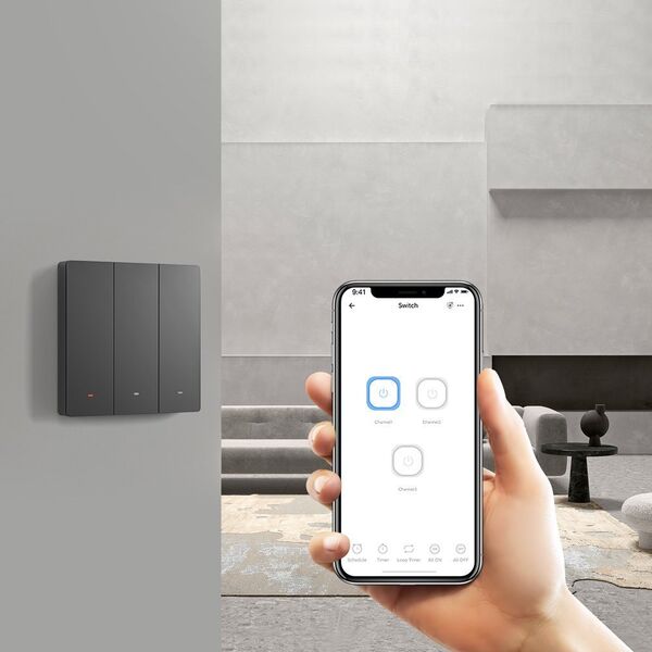 Sonoff Sonoff 1-kanałowy Przełącznik Ścienny Smart Wi-Fi M5-1C-80