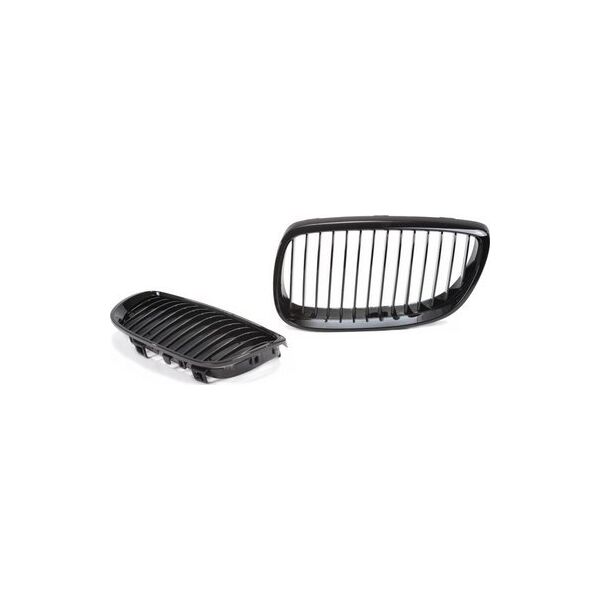 MTuning Grill sportowy pojedyncze żeberka Gloss Black BMW 3 E92 E93 przed liftem 2005-2010