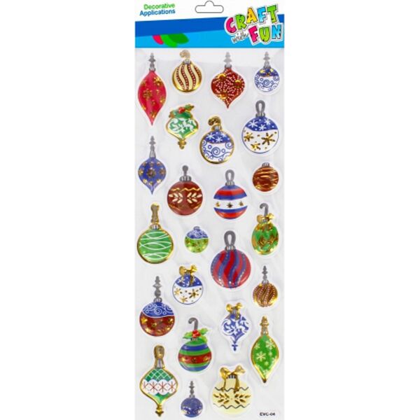 Craft with Fun OZDOBA BN NAKLEJKI PUFFY BOMBKI 24SZT CF 12/288