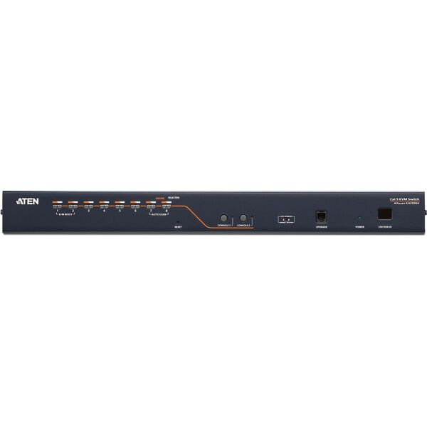2-Console 8-Port Cat 5 KVM Switch with Daisy-Chain Port