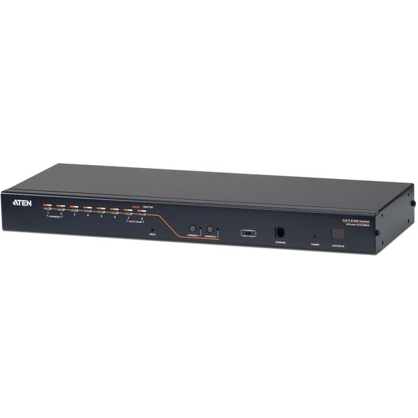 2-Console 8-Port Cat 5 KVM Switch with Daisy-Chain Port