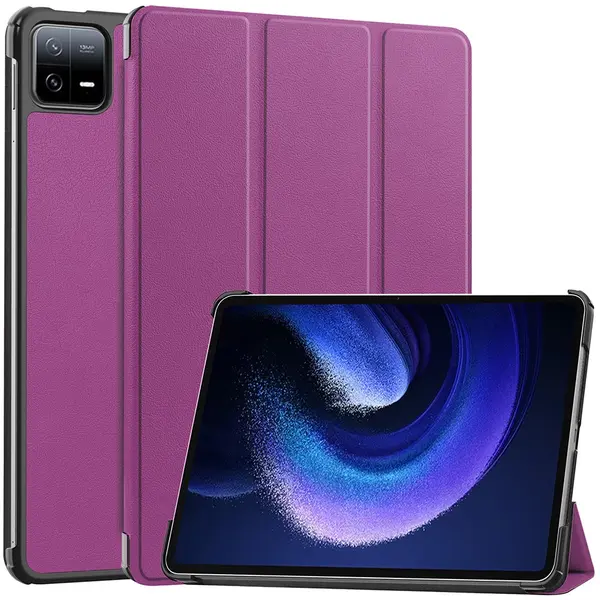Bizon Case Tab Croc Xiaomi Pad 6 / Pad 6 Pro dark purple