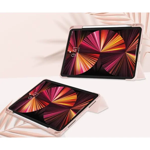 Bizon Case Tab Clear Matt Apple iPad Pro 11 2022/2021/2020/2018 rose gold
