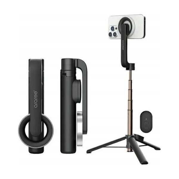Selfie stick Sourcing Araree Selfie Stick Bluetooth Magfie Pod μαύρο/μαύρο MagSafe Tripod AR60-01727A 13572088 8809857676466
