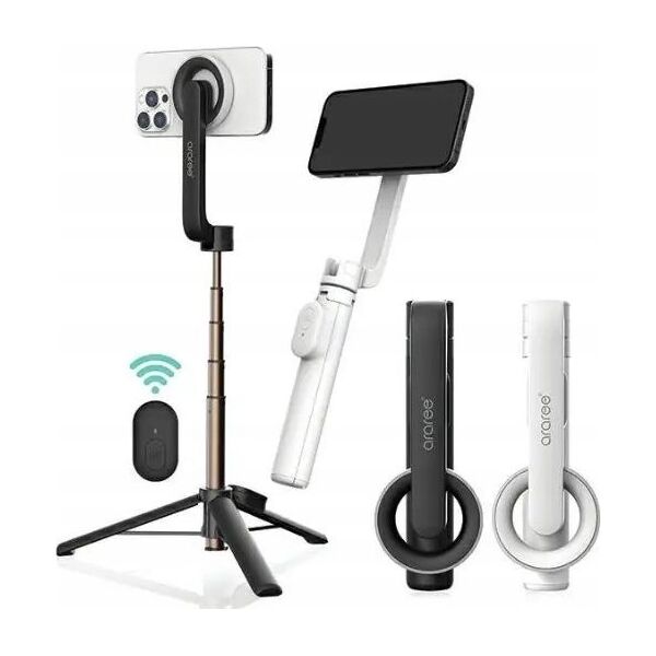 Selfie stick Sourcing Araree Selfie Stick Bluetooth Magfie Pod μαύρο/μαύρο MagSafe Tripod AR60-01727A 13572088 8809857676466