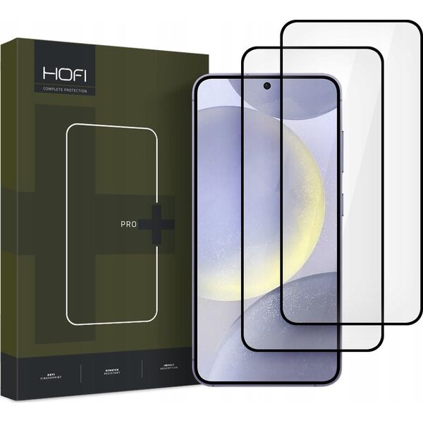 SZKŁO HARTOWANE HOFI GLASS PRO+ 2-PACK GALAXY S25+ PLUS BLACK