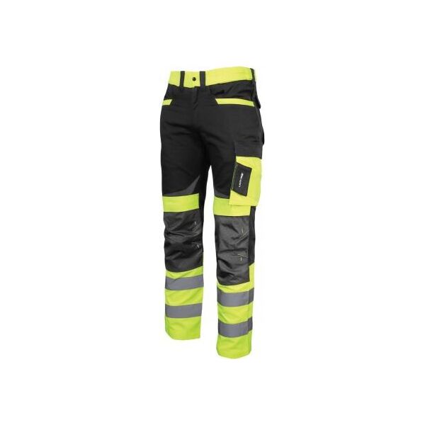 Lahti Pro Spodnie Ostrzegawcze Czarno-żółte 2XL (L4051105)