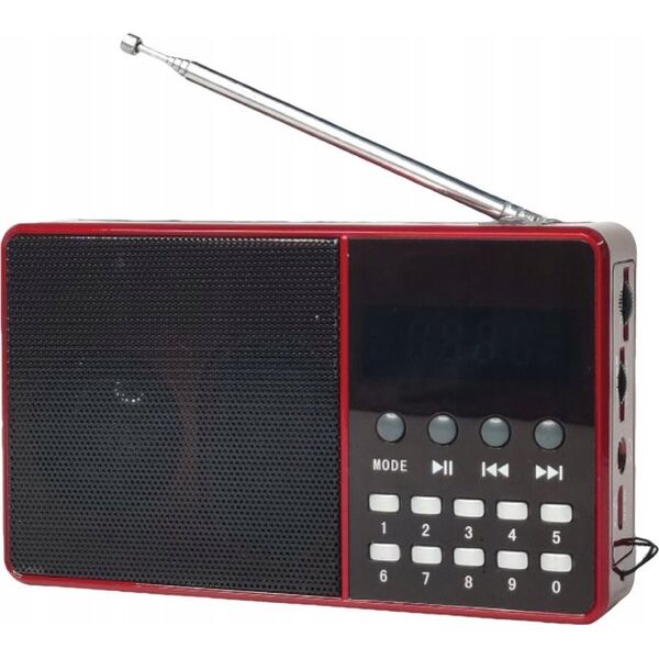 Radio DARTEL RD-180 czerwony