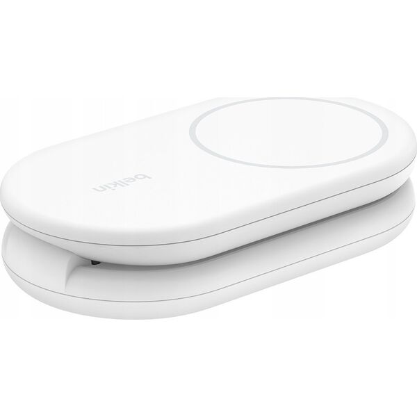 Belkin Ładowarka indukcyjna składana MagsSafe Qi2 15W biała