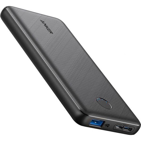POWER BANK USB 10000MAH Juodas/POWERCORE A1237G11 ANKER