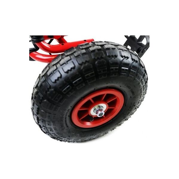 Lean Cars Gokart Czerwony A-15 Pompowane Koła