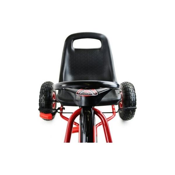Lean Cars Gokart Czerwony A-15 Pompowane Koła