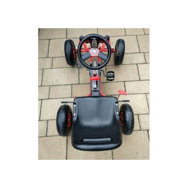 Lean Cars Gokart Czerwony A-15 Pompowane Koła